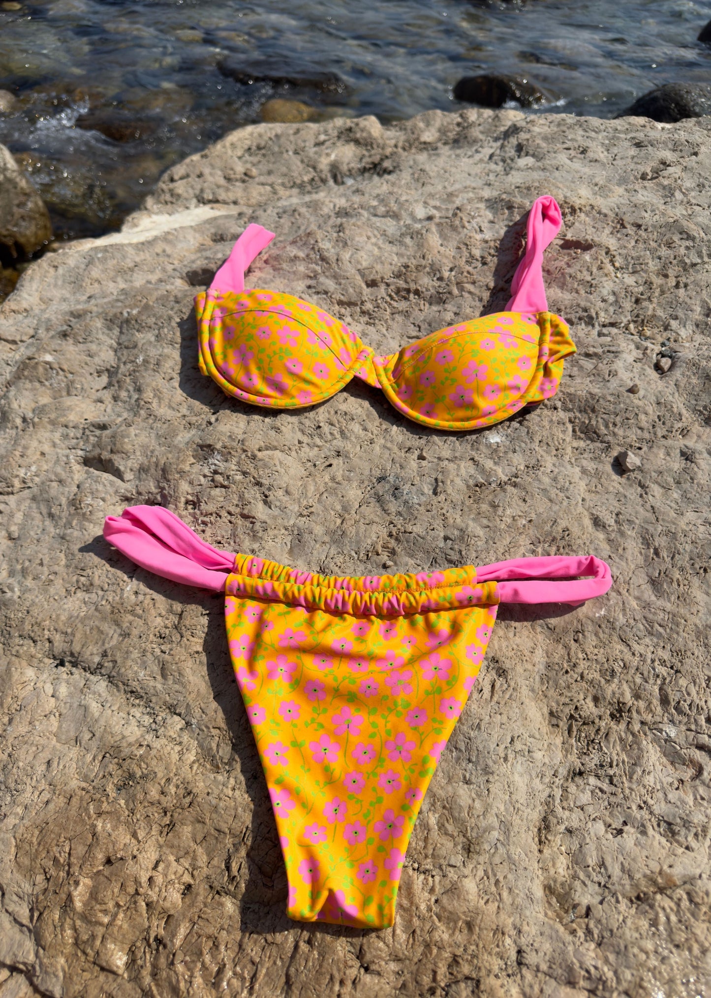 Ditsy Sunset Bikini Bottom